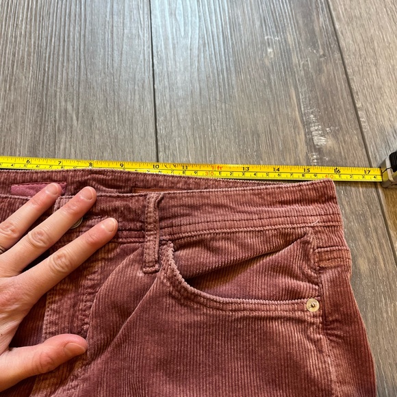 Anthropologie Pilcro Slim Boyfriend Crop Corduroy Pants 27 - Picture 10 of 13